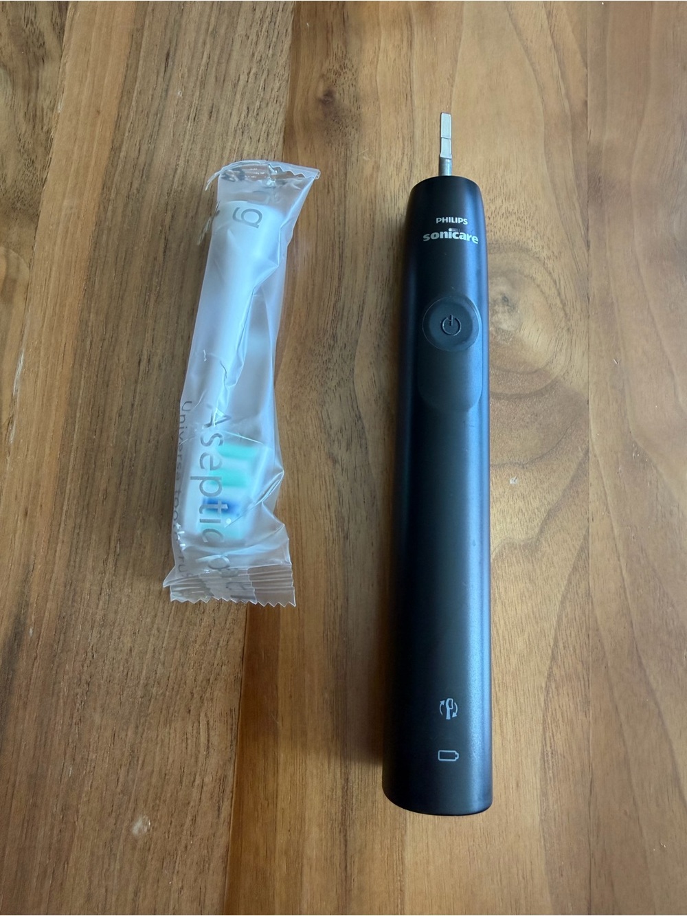 Philips Sonicare Toothbrush Handle in Black with Sealed Brush Head